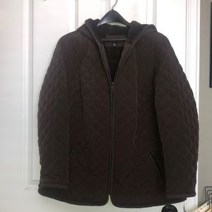 Plus size quilted Hooded winter coat, very warm!